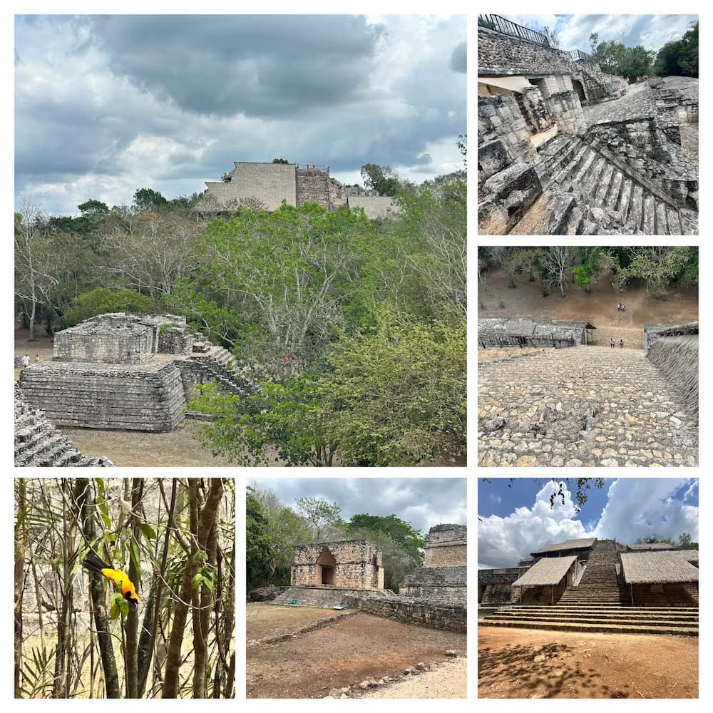 Temple maya d’Ek’ Balam près de Valladolid, Yucatán, Mexique